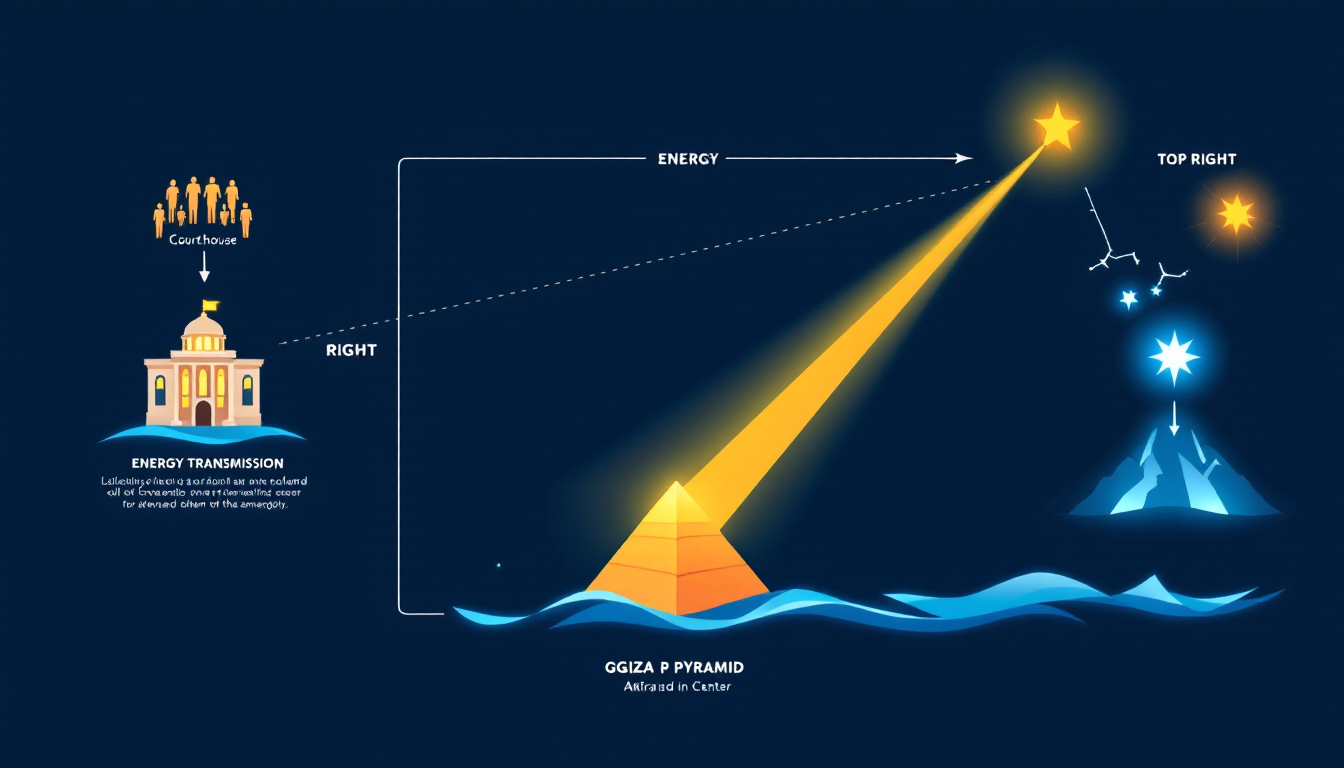 The complete circuit — site to Giza to star