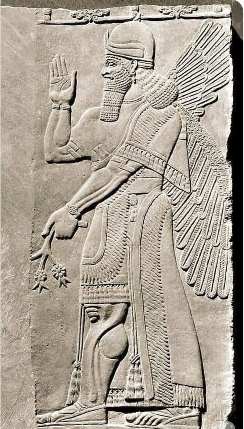 Anunnaki winged figures