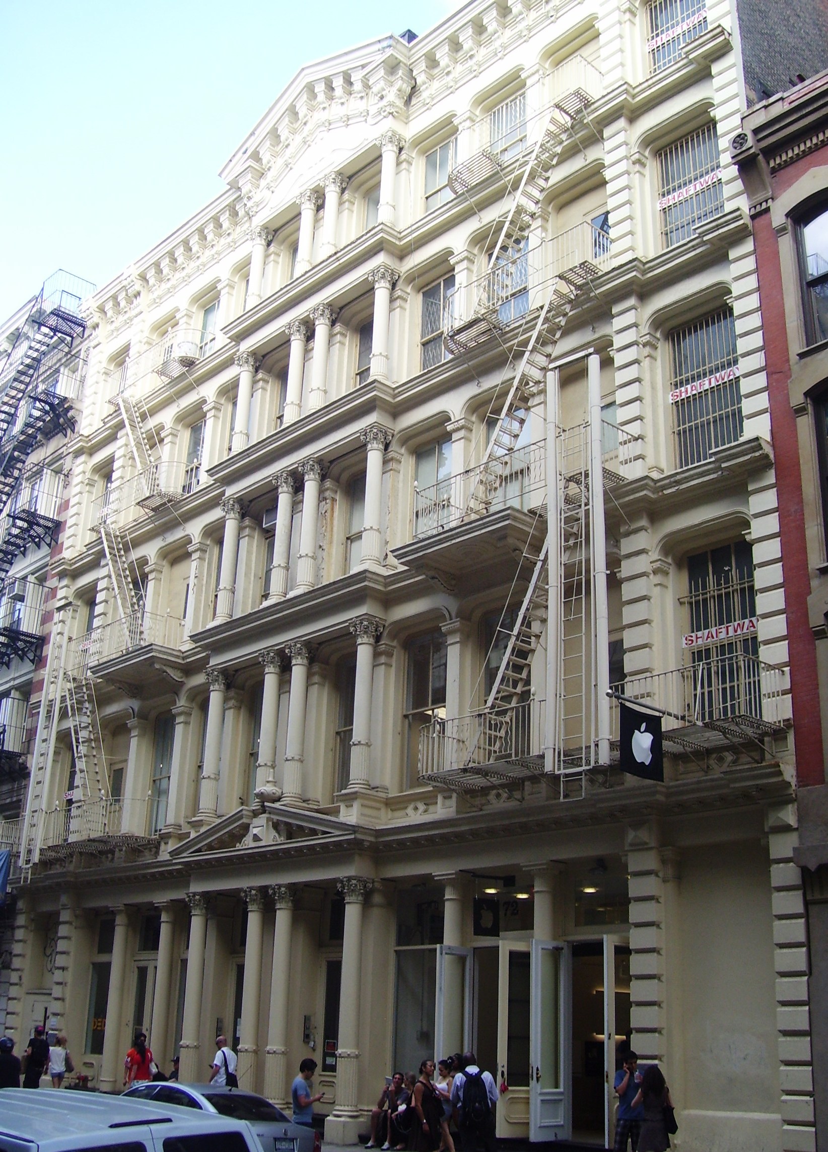 72 Greene Street — full cast iron facade
