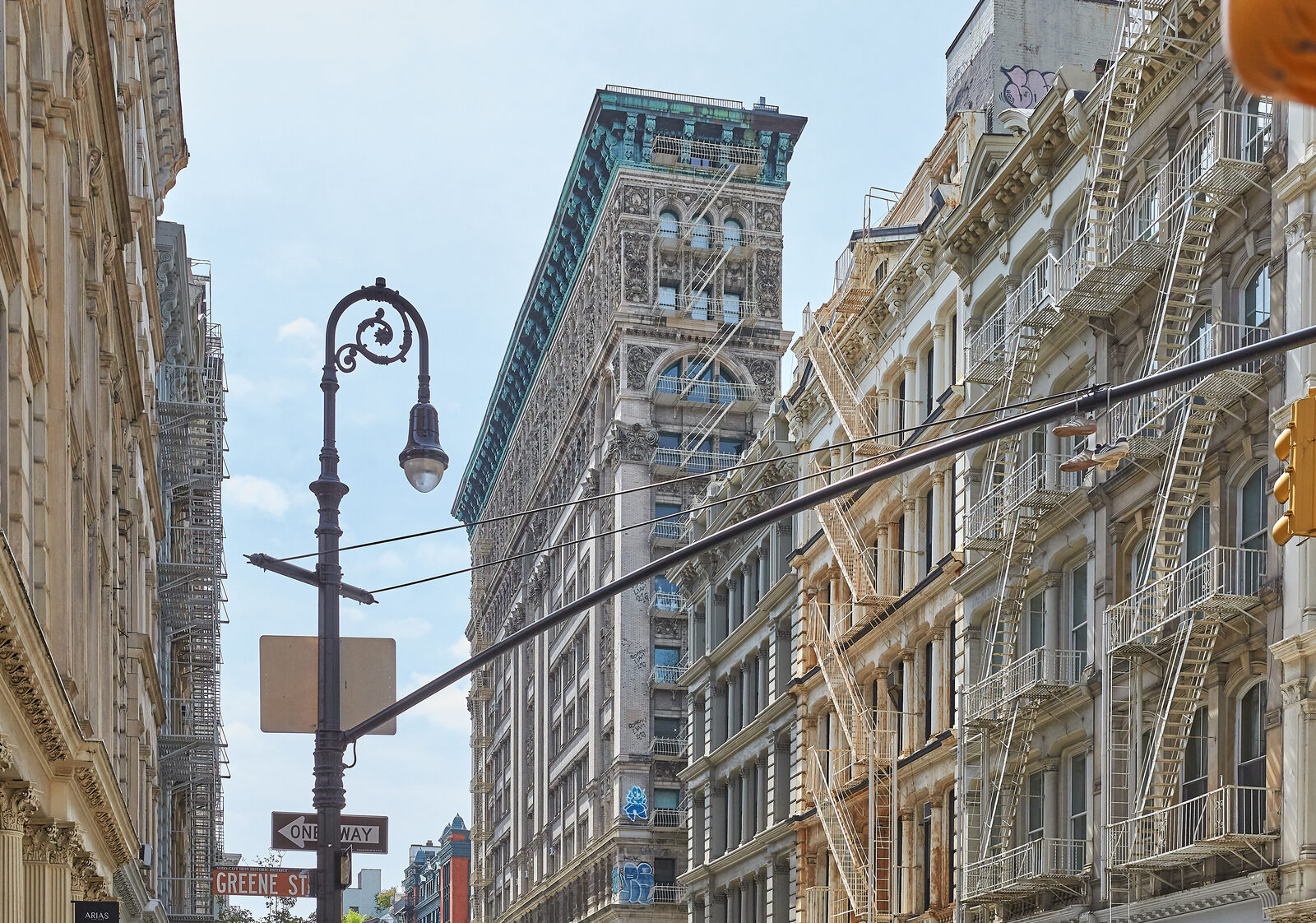 Greene Street canyon — SoHo Cast Iron District