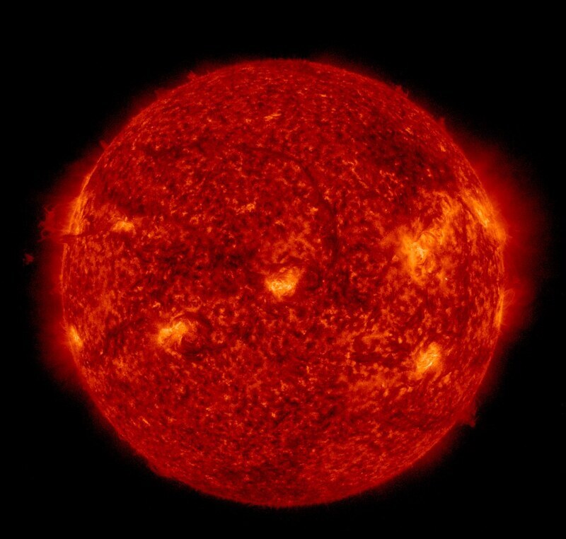 304 Angstrom chromosphere — surface activity, prominences, filaments